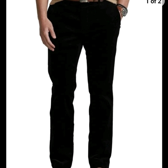 Polo Ralph Lauren Stretch Slim Fit Corduroy Pants 36/32 - Picture 1 of 14